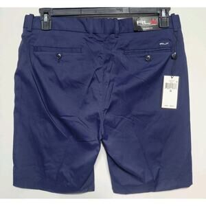 NWT RLX Ralph Lauren Golf Shorts Navy Blue Tailored Fit 9” Inseam Men's Size 32